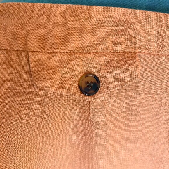 525 America Orange Linen Pants - Picture 5 of 8